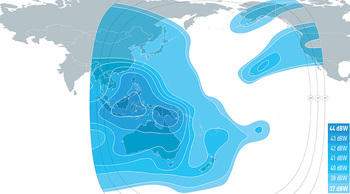 EUTELSAT 172B C-band Downlink Coverage