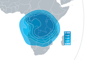 E3B Ku steerable downlink